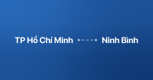 Xe ghép TP Hồ Chí Minh Ninh Bình