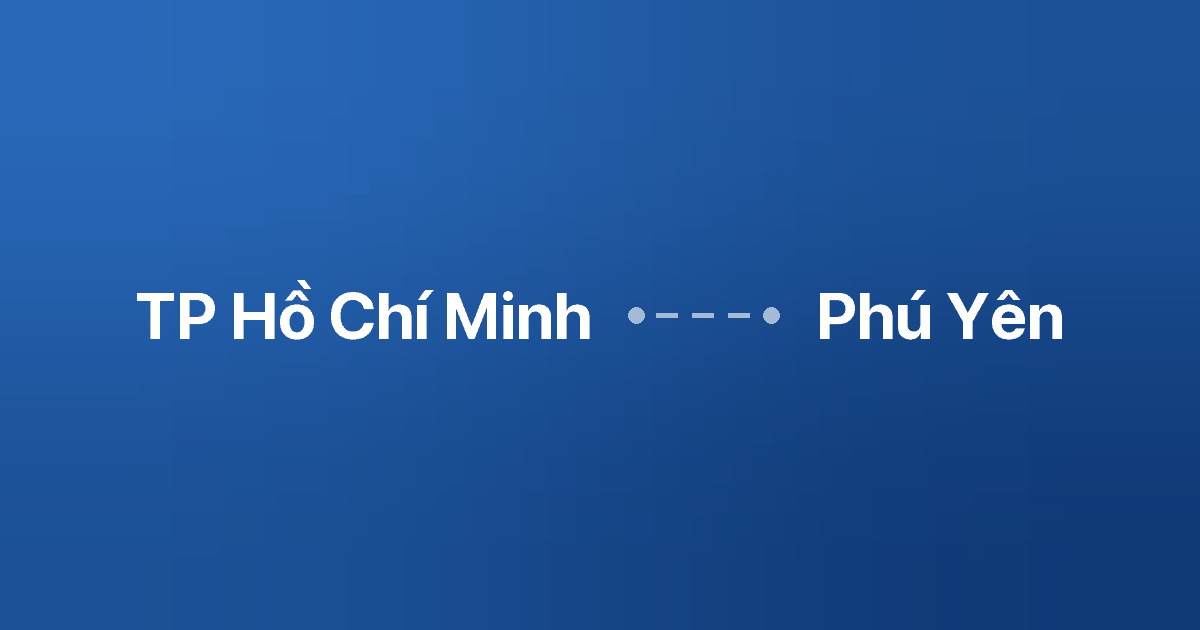 Xe ghép TP Hồ Chí Minh Phú Yên 2 Xe ghép TP Hồ Chí Minh Phú Yên