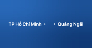 Xe ghép TP Hồ Chí Minh Quảng Ngãi