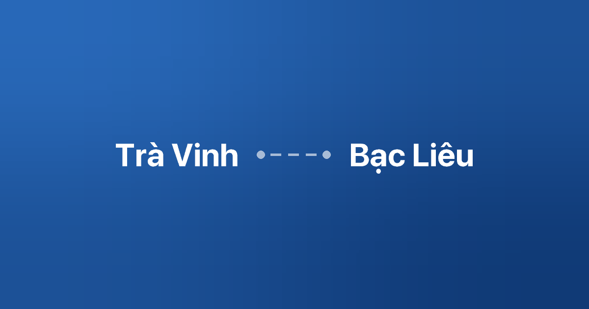 Xe ghép Trà Vinh Bạc Liêu 2 Xe ghép Trà Vinh Bạc Liêu
