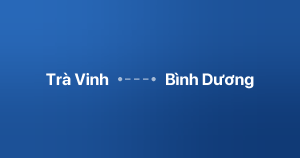 Xe ghép Trà Vinh Bình Dương