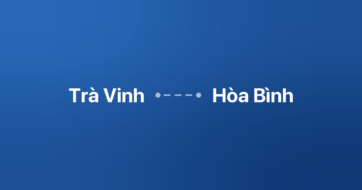 Xe ghép Trà Vinh Hòa Bình 3 Xe ghép Trà Vinh Hòa Bình