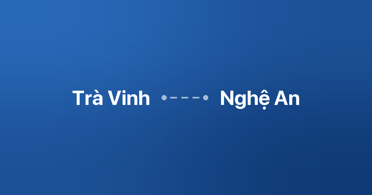 Xe ghép Trà Vinh Nghệ An 6 Xe ghép Trà Vinh Nghệ An