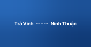 Xe ghép Trà Vinh Ninh Thuận