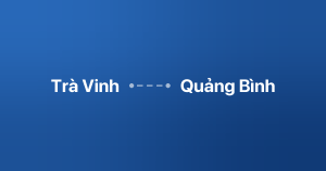 Xe ghép Trà Vinh Quảng Bình