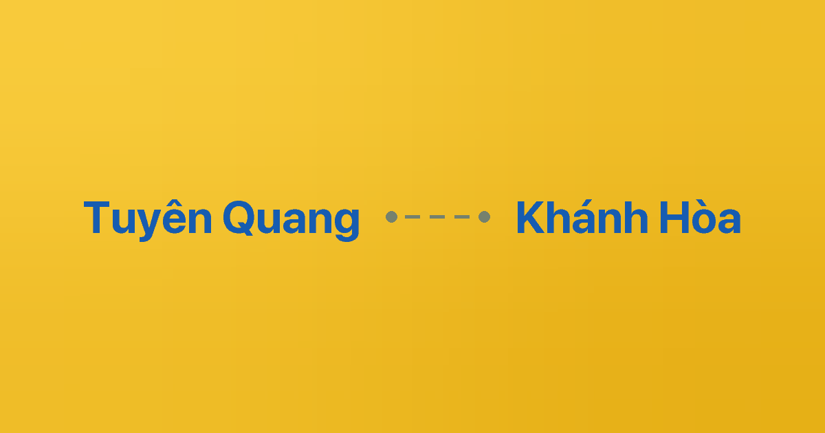 Xe ghép Tuyên Quang Khánh Hòa