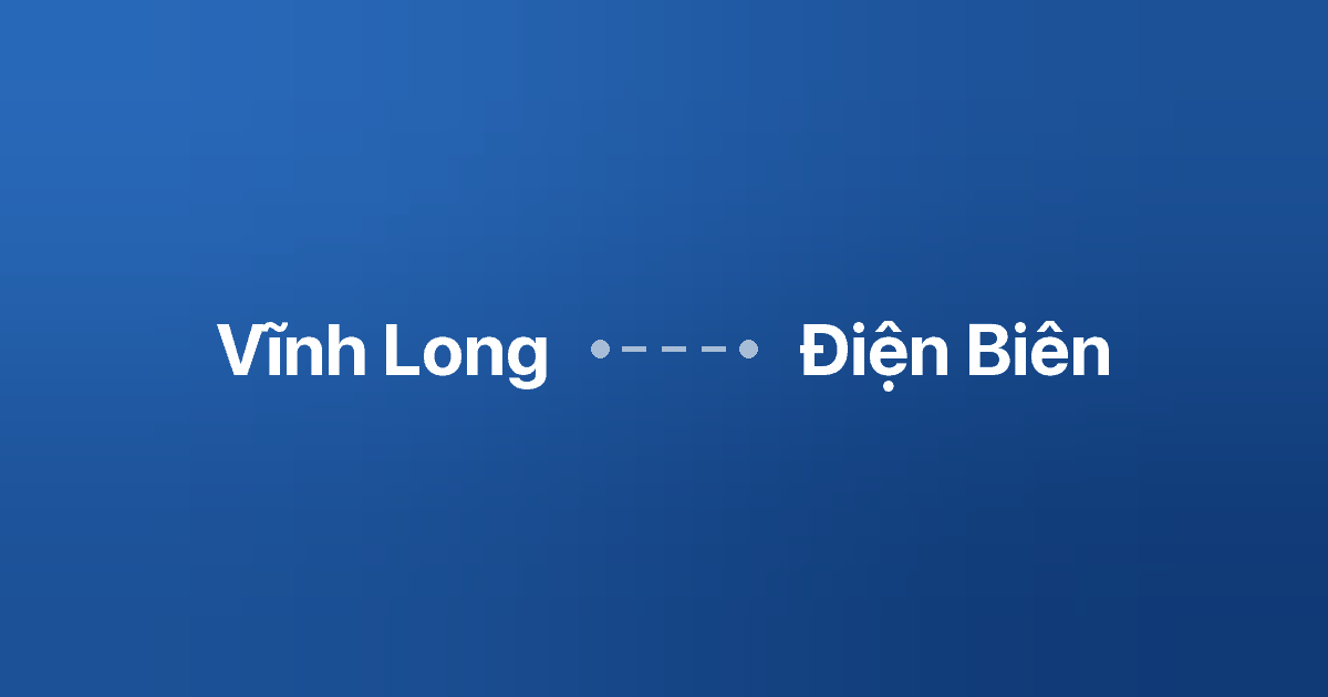 Xe ghép Vĩnh Long Điện Biên
