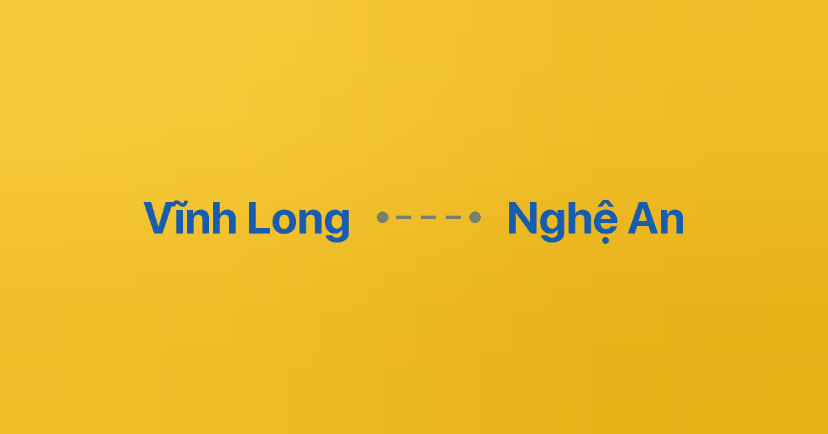 Xe ghép Vĩnh Long Nghệ An