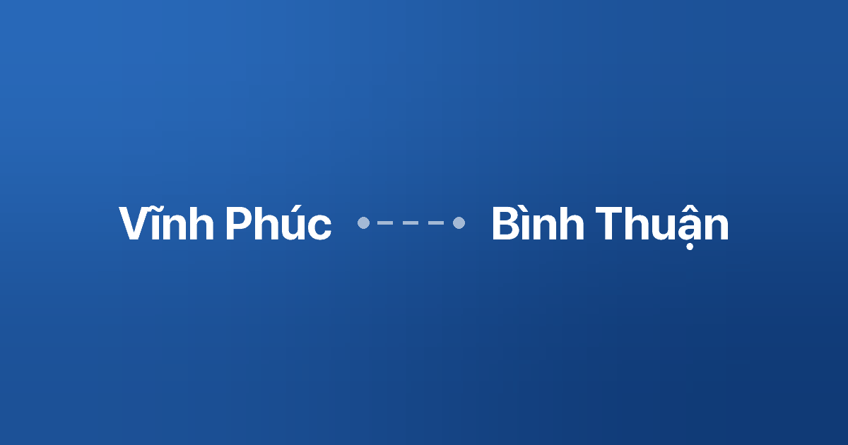Xe ghép Vĩnh Phúc Bình Thuận