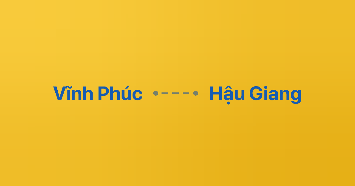 Xe ghép Vĩnh Phúc Hậu Giang