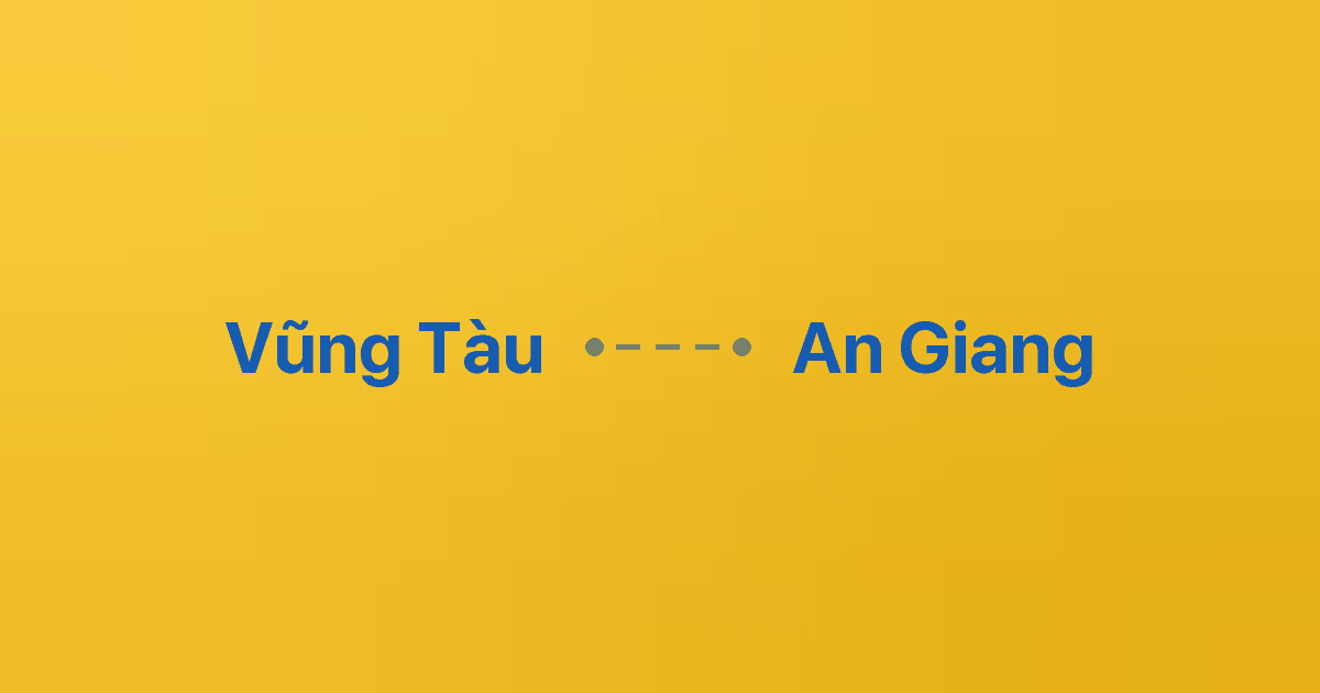 Xe ghép Vũng Tàu An Giang