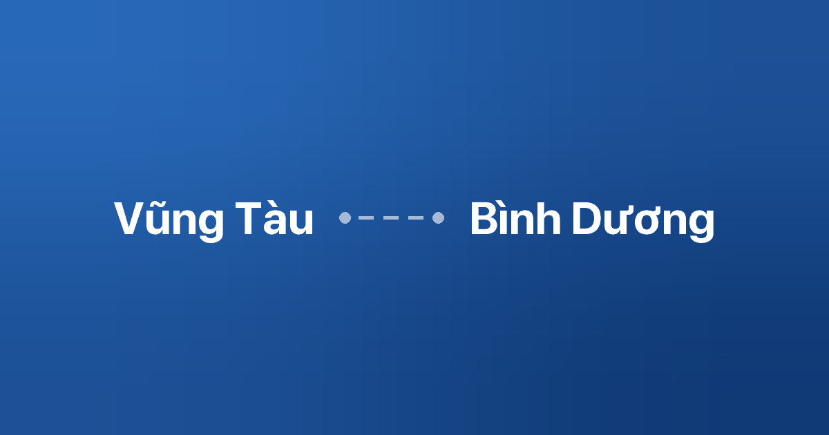 Xe ghép Vũng Tàu Bình Dương