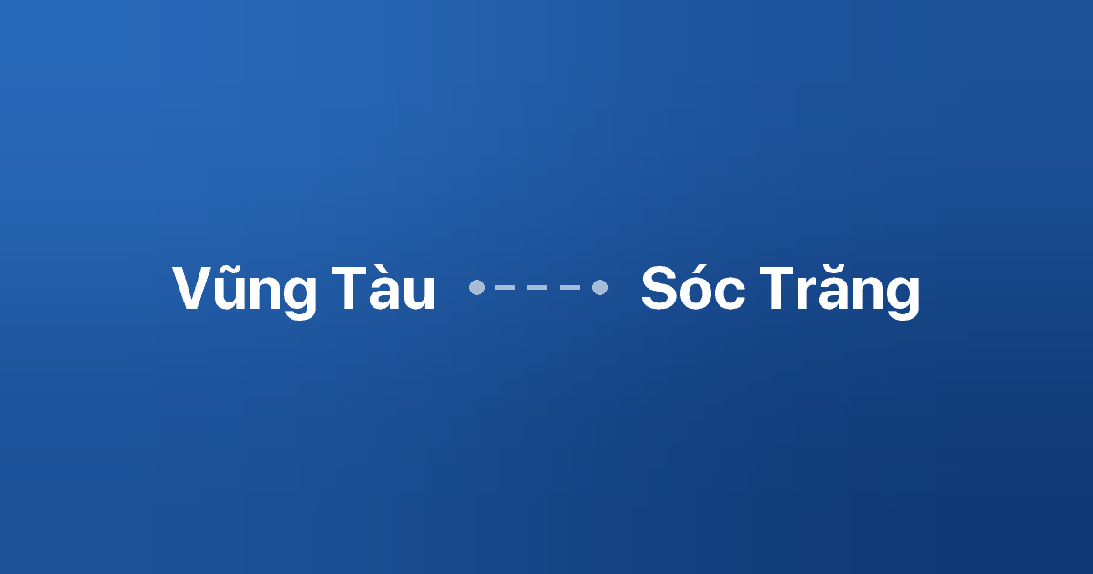 Xe ghép Vũng Tàu Sóc Trăng 2 Xe ghép Vũng Tàu Sóc Trăng